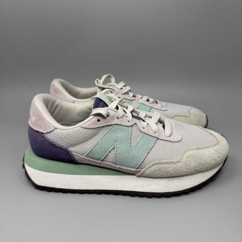 New Balance Women's 237 Classic Sneaker Shoes Size 7 Pink Lavender Mint Pastel